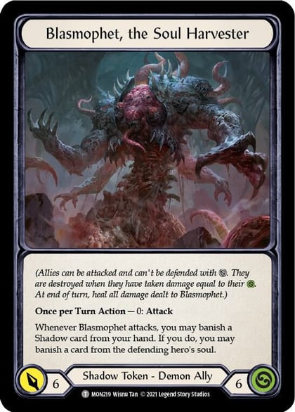 Blasmophet, the Soul Harvester // Ursur, the Soul Reaper, Monarch MON219 / MON220