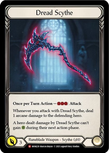 Dread Scythe, Monarch MON229