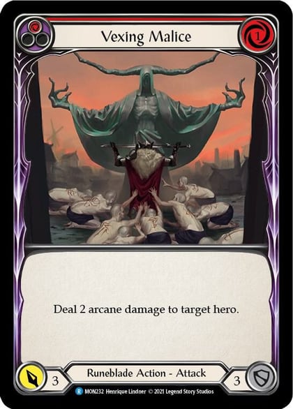 Vexing Malice (Red), Monarch MON232