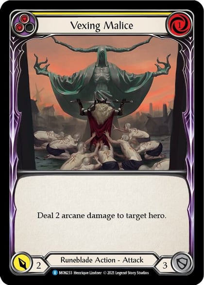 Vexing Malice (Yellow), Monarch MON233