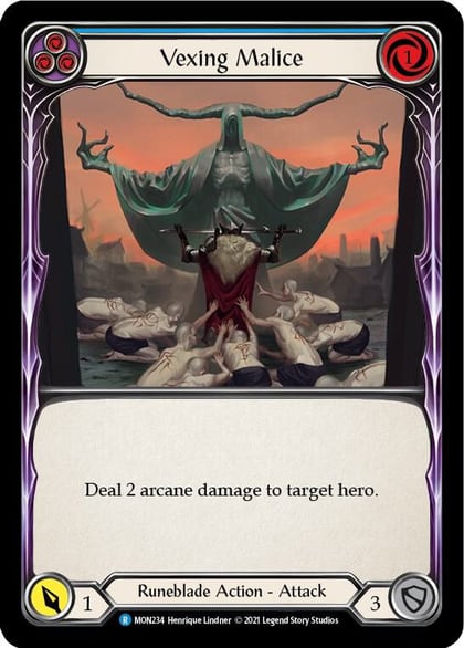Vexing Malice (Blue), Monarch MON234