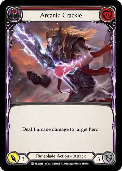 Arcanic Crackle (Red), Monarch MON235