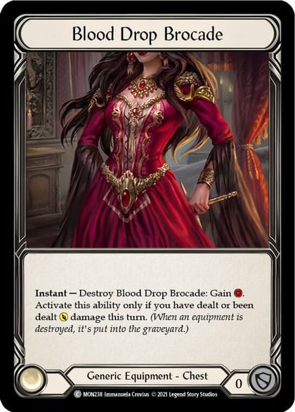 Blood Drop Brocade, Monarch MON238