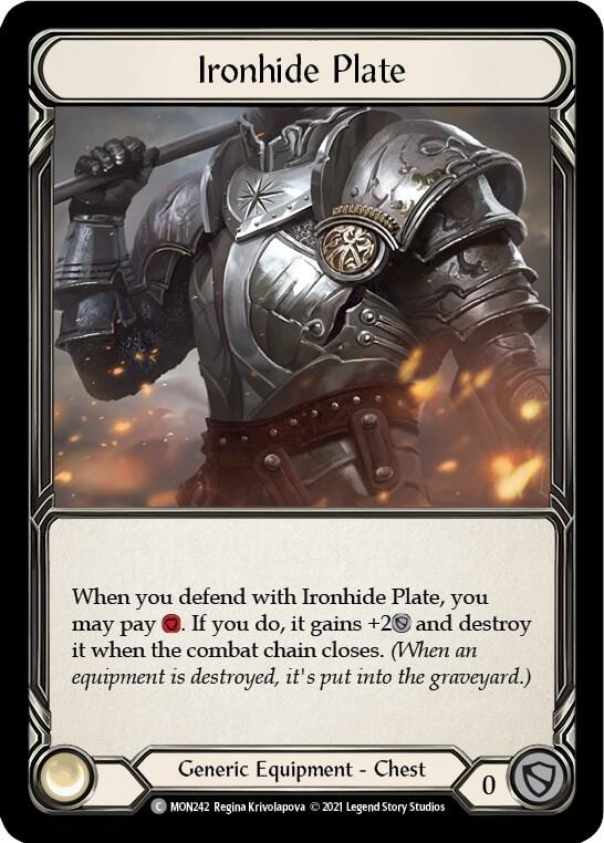 Ironhide Plate, Monarch MON242