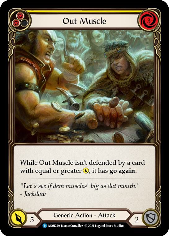 Out Muscle (Yellow), Monarch MON249