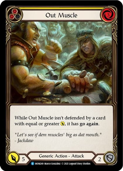 Out Muscle (Yellow), Monarch MON249