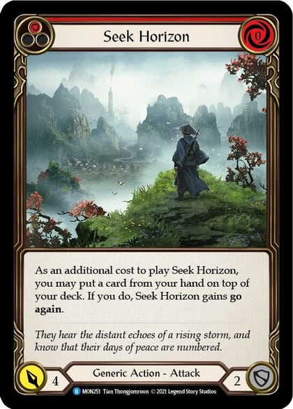 Seek Horizon (Red), Monarch MON251