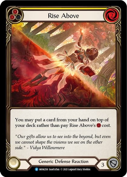 Rise Above (Yellow), Monarch MON258