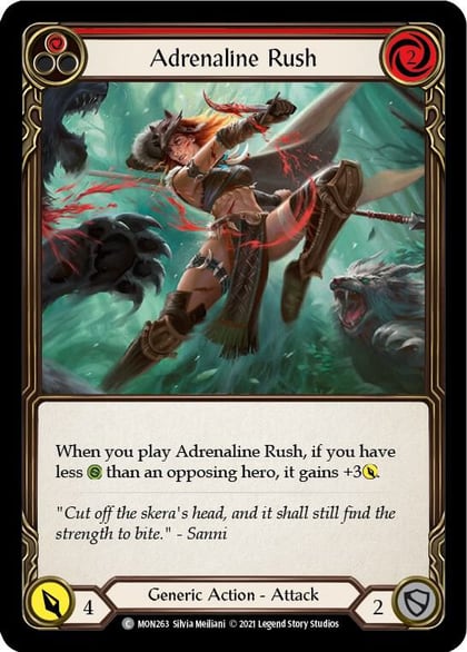 Adrenaline Rush (Red), Monarch MON263