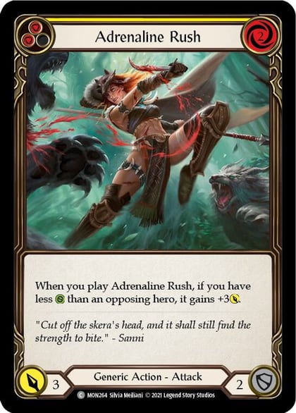 Adrenaline Rush (Yellow), Monarch MON264
