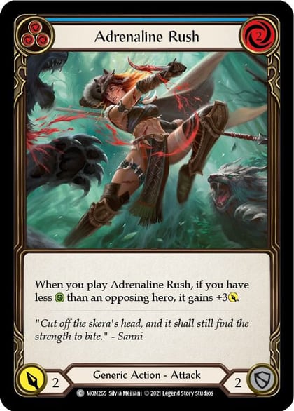 Adrenaline Rush (Blue), Monarch MON265