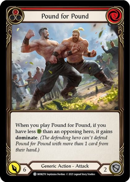 Pound for Pound (Red), Monarch MON278