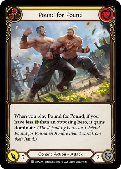 Pound for Pound (Yellow), Monarch MON279