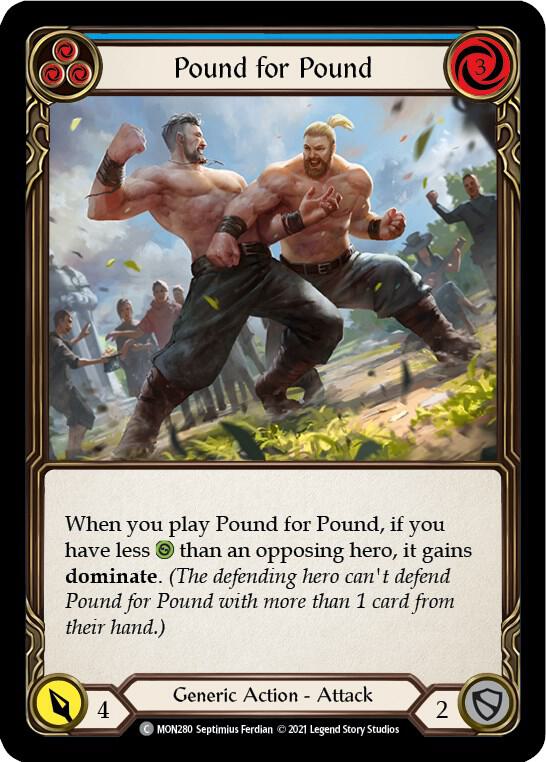 Pound for Pound (Blue), Monarch MON280