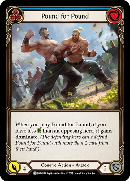 Pound for Pound (Blue), Monarch MON280