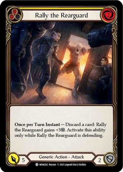 Rally the Rearguard (Yellow), Monarch MON282