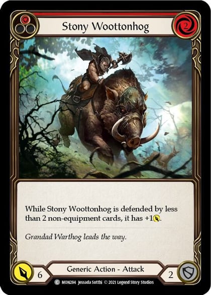 Stony Woottonhog (Red), Monarch MON284