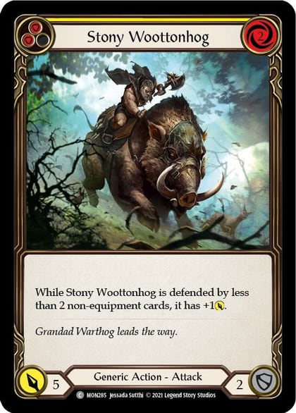 Stony Woottonhog (Yellow), Monarch MON285