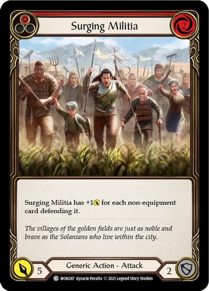 Surging Militia (Red), Monarch MON287