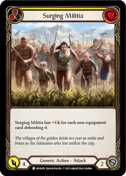 Surging Militia (Yellow), Monarch MON288