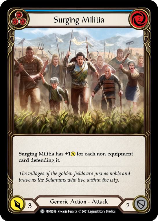 Surging Militia (Blue), Monarch MON289