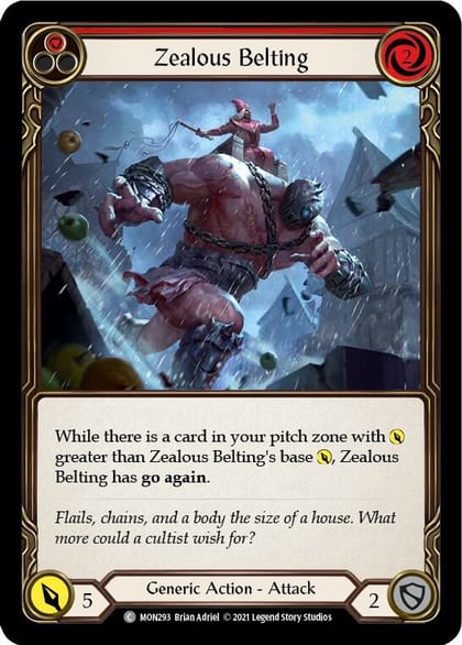 Zealous Belting (Red), Monarch MON293