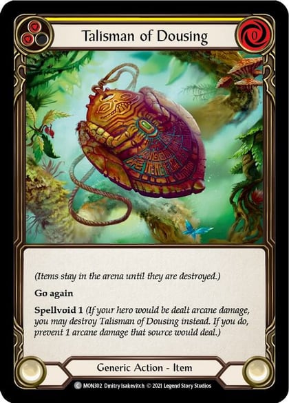Talisman of Dousing, Monarch MON302