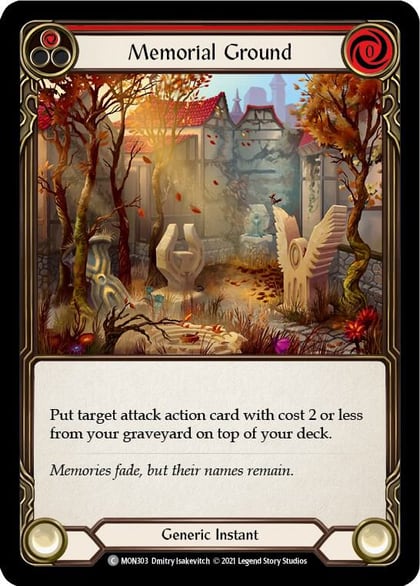 Memorial Ground (Red), Monarch MON303