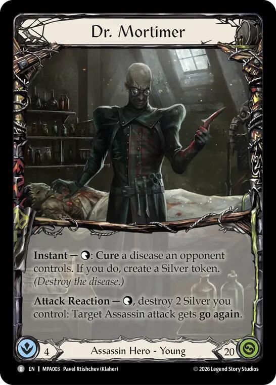 Dr. Mortimer, Mastery Pack Assassin MPA003