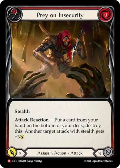 Prey on Insecurity, Mastery Pack Assassin MPA024