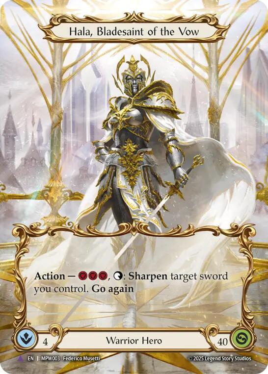 Hala, Bladesaint of the Vow (Marvel), Mastery Pack Warrior MPW003