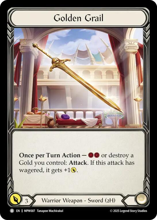 Golden Grail, Mastery Pack Warrior MPW007