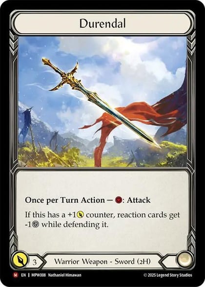 Durendal, Mastery Pack Warrior MPW008