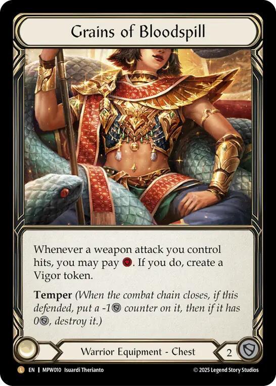 Grains of Bloodspill, Mastery Pack Warrior MPW010
