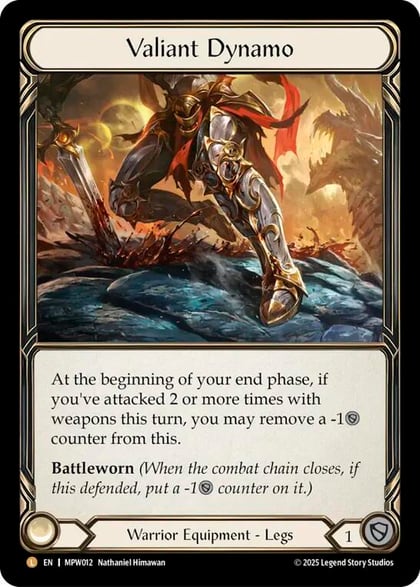 Valiant Dynamo, Mastery Pack Warrior MPW012
