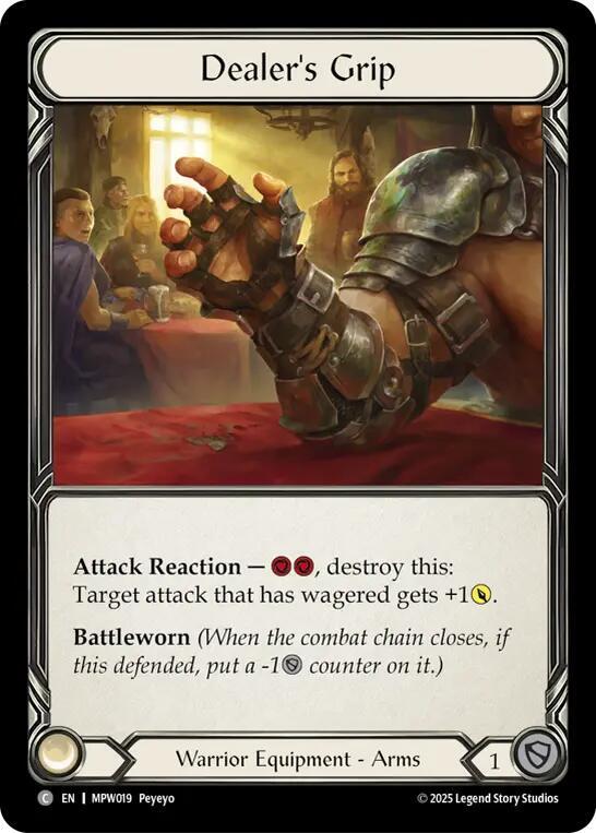 Dealer's Grip, Mastery Pack Warrior MPW019