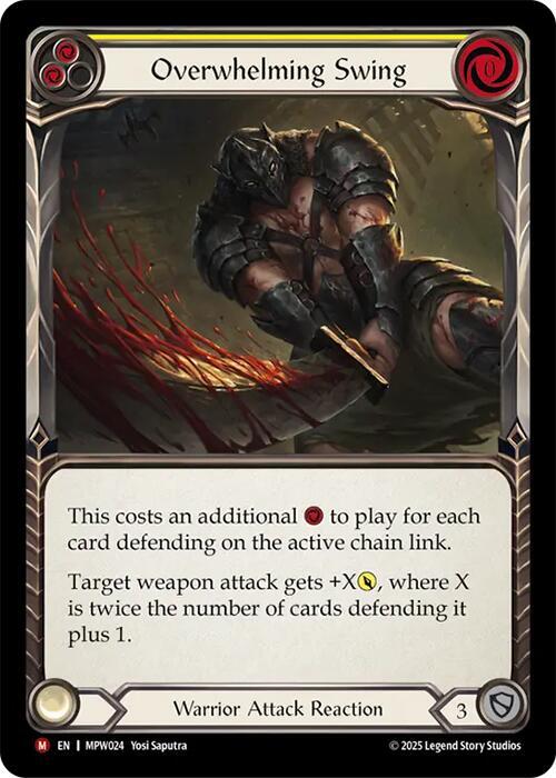 Overwhelming Swing, Mastery Pack Warrior MPW024