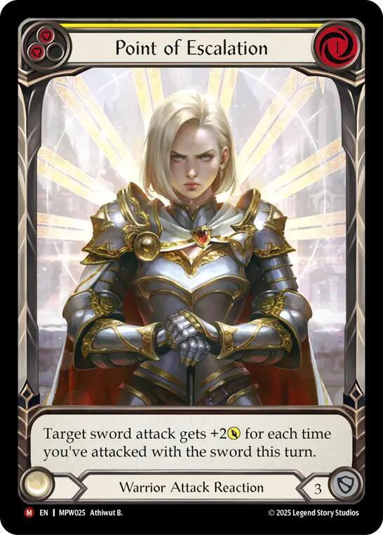 Point of Escalation (Extended Art), Mastery Pack Warrior MPW025