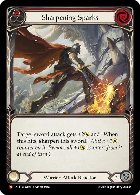 Sharpening Sparks, Mastery Pack Warrior MPW026