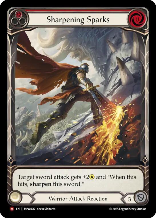 Sharpening Sparks, Mastery Pack Warrior MPW026