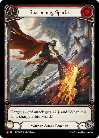 Sharpening Sparks, Mastery Pack Warrior MPW026