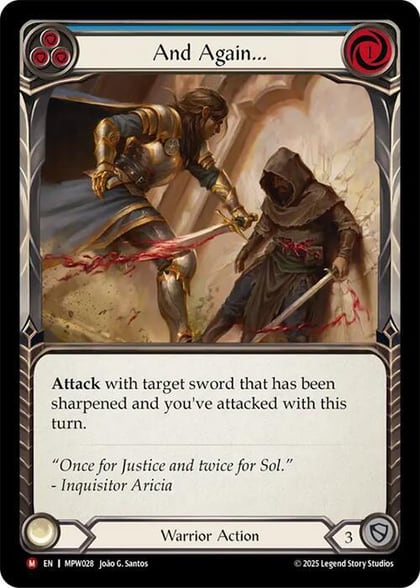 And Again..., Mastery Pack Warrior MPW028