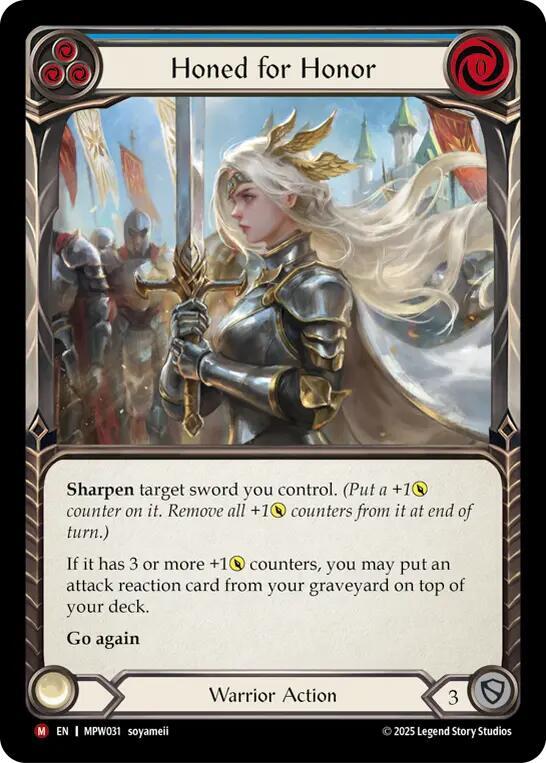 Honed for Honor, Mastery Pack Warrior MPW031