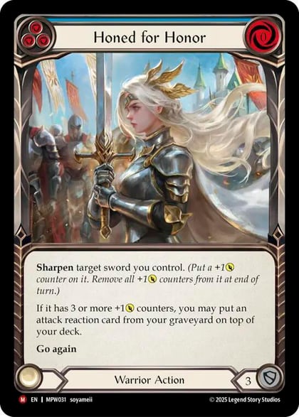 Honed for Honor, Mastery Pack Warrior MPW031