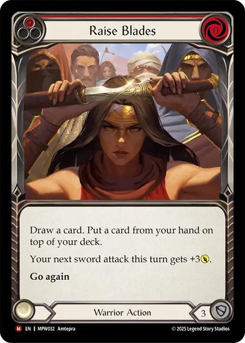 Raise Blades, Mastery Pack Warrior MPW032