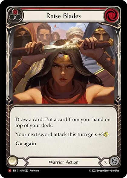 Raise Blades, Mastery Pack Warrior MPW032