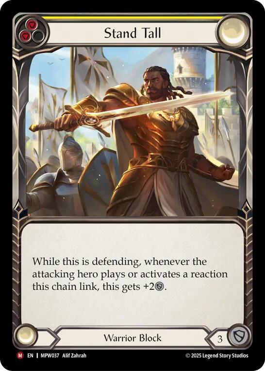 Stand Tall, Mastery Pack Warrior MPW037