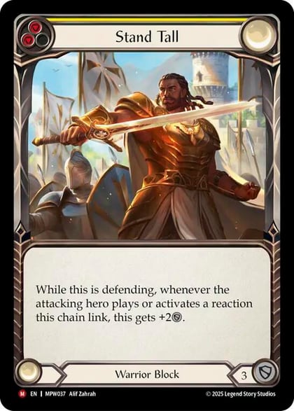 Stand Tall, Mastery Pack Warrior MPW037