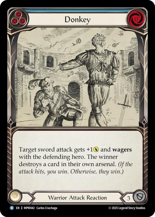 Donkey (Blue), Mastery Pack Warrior MPW042