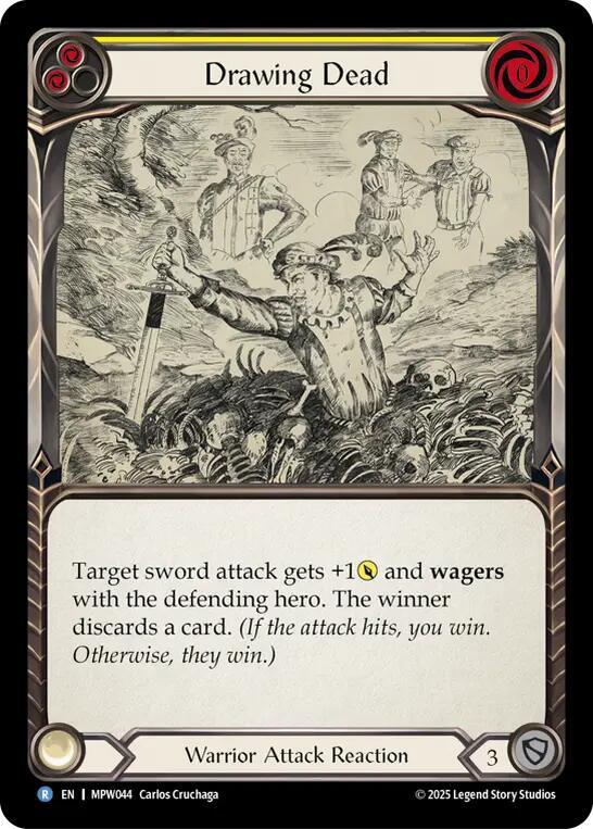 Drawing Dead (Yellow), Mastery Pack Warrior MPW044